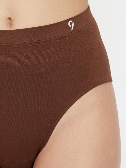 Women Pack of 3 Seamless High-Rise High-Coverage Briefs