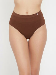 Women Pack of 3 Seamless High-Rise High-Coverage Briefs