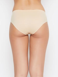 Seamless Women's Mid waist Multicolor Solid Panties