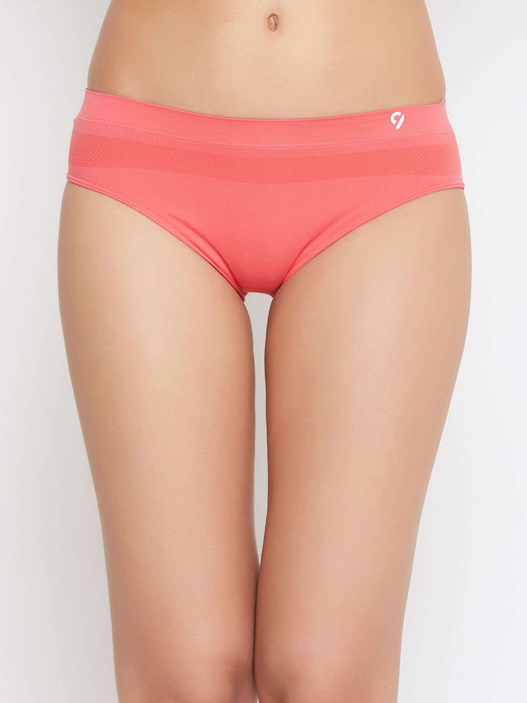 Seamless Women's Mid Waist Solid Assorted Regular Fit Panty Combo