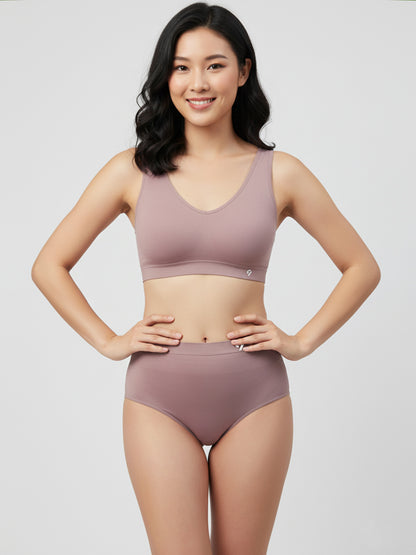 Women Seamless Hipster Soft Stretch Breathable Briefs