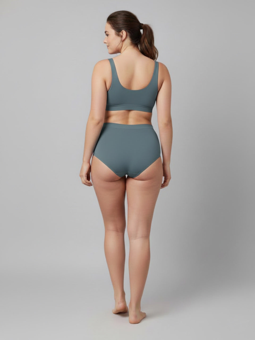 C9 Airwear Seamless Women's Mid Rise Pack of 2 Breathable Panties 4-Way Stretch & Quick-Dry