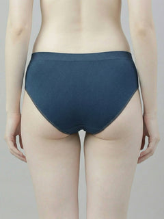 Women Seamless Ultra Soft & Comfort Mid Rise Panties (Pack Of 3)