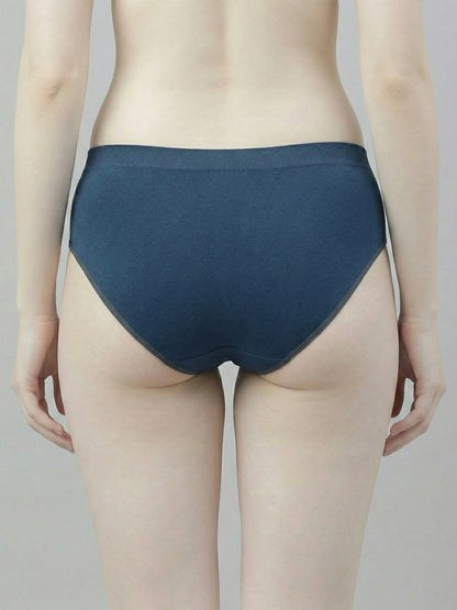 C9 Airwear Women Pack of 3 Seamless Daily-Comfort Hipster Briefs Sweat Absorbent