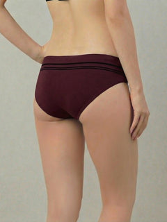 Women Striped Seamless Briefs Ultra Soft & Breathable (Pack Of 3)