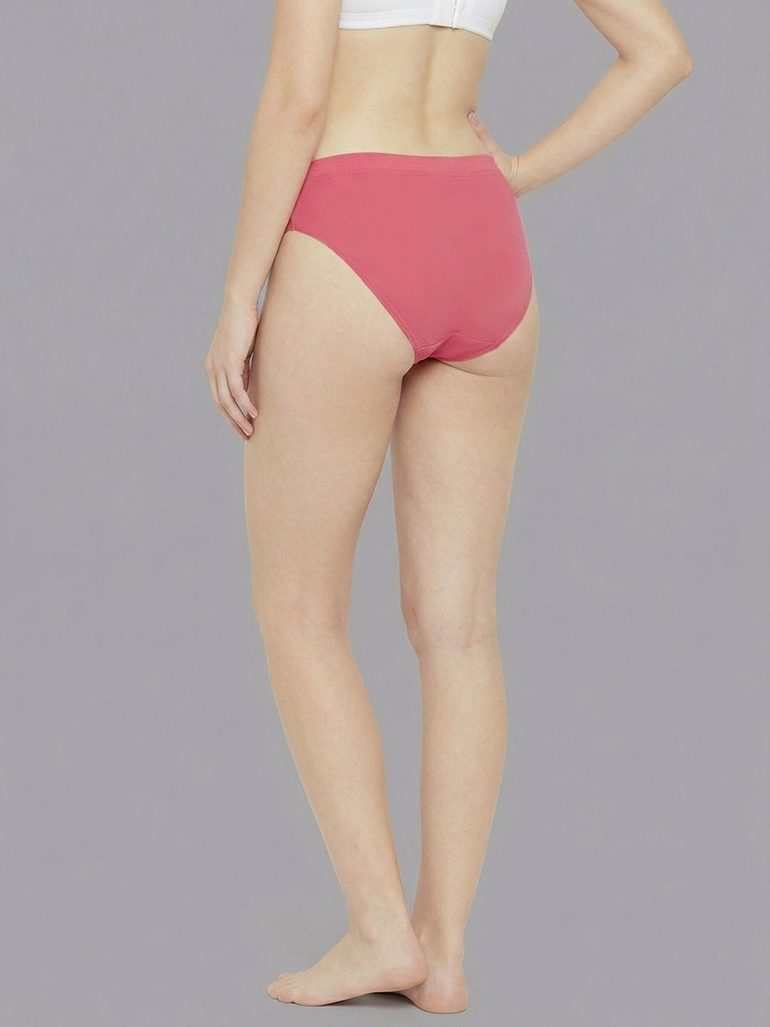 Women Seamless Mid-Rise Breathable &Comfort Fit Briefs (Pack Of 3)