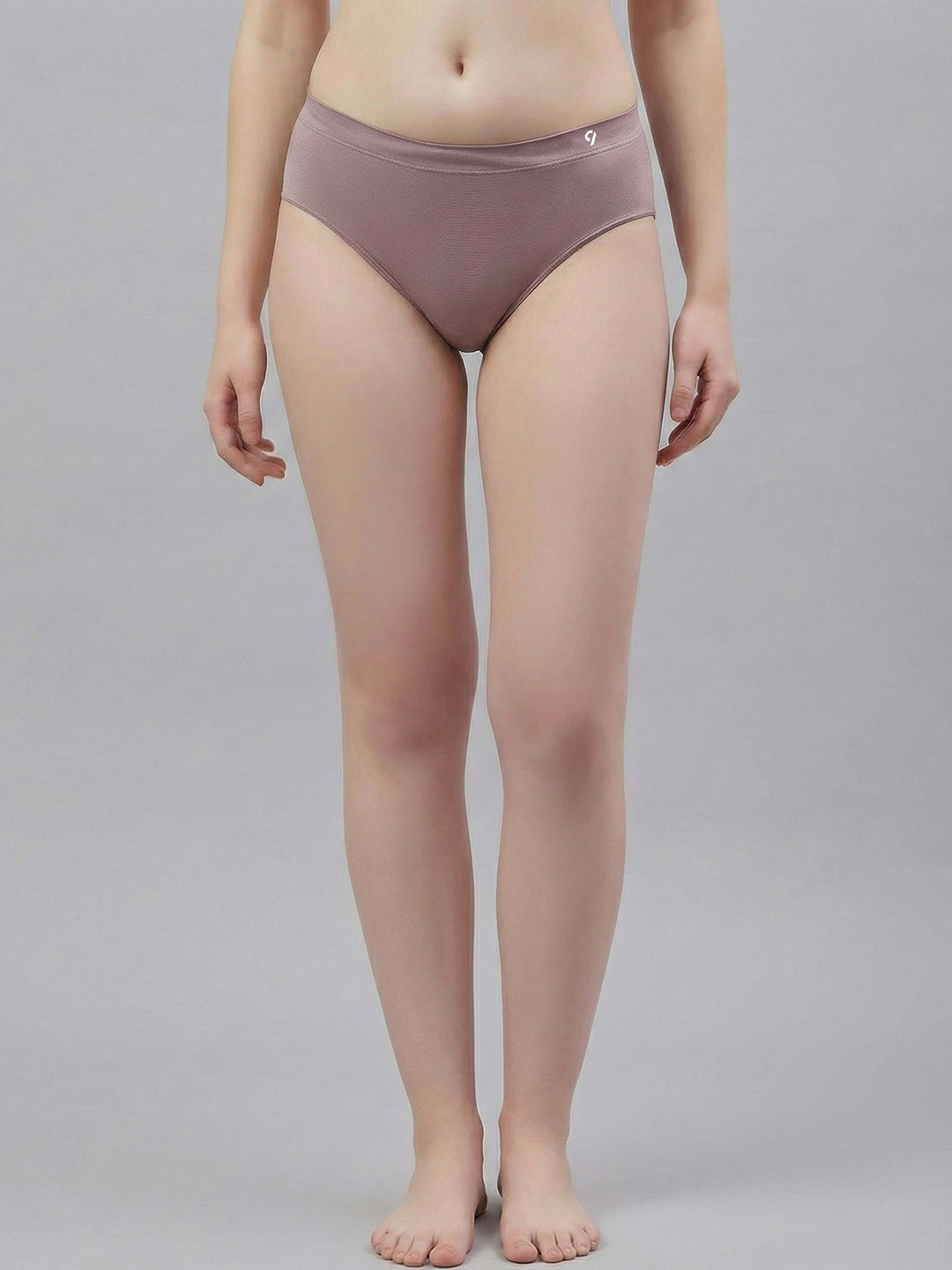 C9 Airwear Women's Mid Rise Seamless Pack of 3 Comfort Stretch Panties Breathable & Comfort Fit