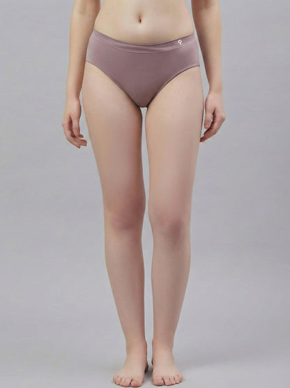 C9 Airwear Women's Mid Rise Seamless Pack of 3 Comfort Stretch Panties Breathable & Comfort Fit