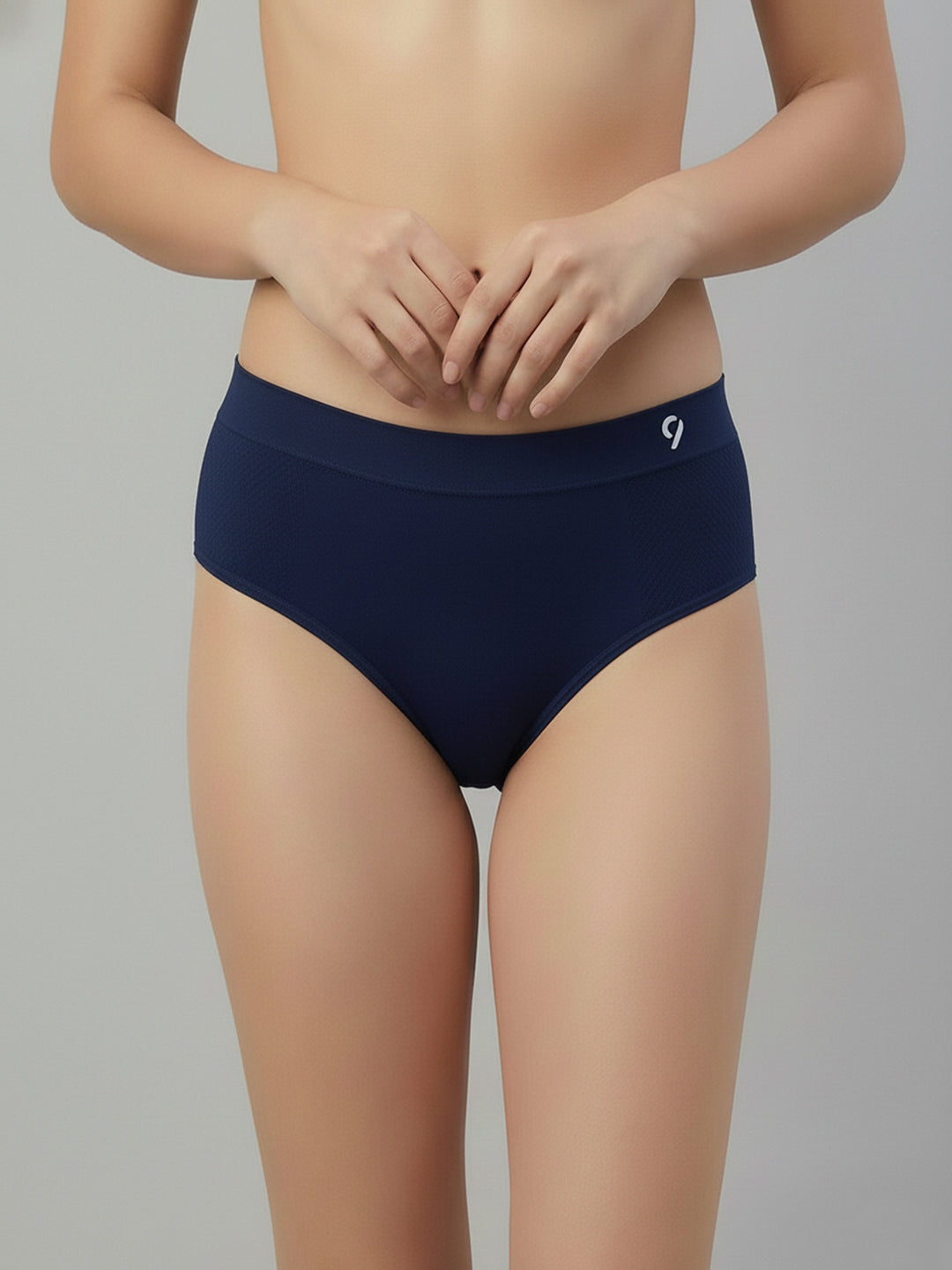 C9 Airwear Women Pack of 3 Anti-Bacterial Bikini Briefs Seamless, Soft & Fresh Comfort Fit