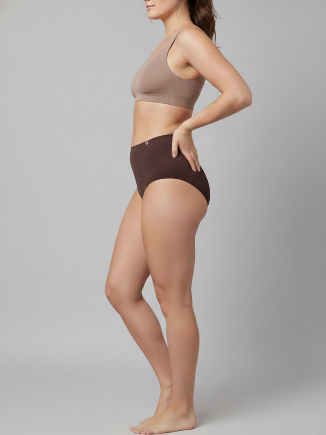 C9 Airwear Seamless Women's Mid Rise Pack of 2 Breathable Panties 4-Way Stretch & Quick-Dry