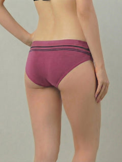Women Striped Seamless Briefs Ultra Soft & Breathable (Pack Of 3)
