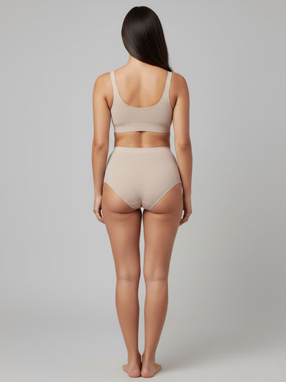 Women's Seamless Hipster Breathable & Comfort Fit Briefs (Pack Of 2)