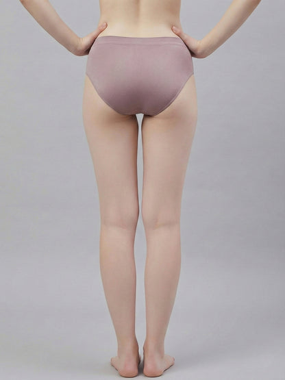 C9 Airwear Women's Mid Rise Seamless Pack of 3 Comfort Stretch Panties Breathable & Comfort Fit