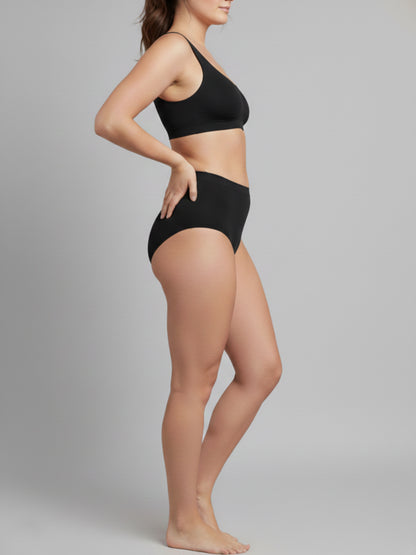 C9 Airwear Seamless Women Hipster Briefs  Black (Pack of 2)  No-Marks Waistband & 4-Way Stretch Comfort