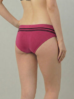 Women Striped Seamless Briefs Ultra Soft & Breathable (Pack Of 3)