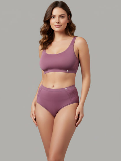 Women's Seamless Hipster Breathable & Comfort Fit Briefs (Pack Of 2)
