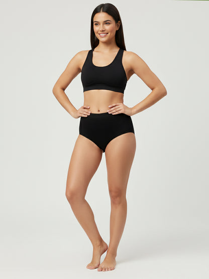 C9 Airwear Seamless Women Hipster Pack of 3 Waistband & 4-Way Stretch Comfort