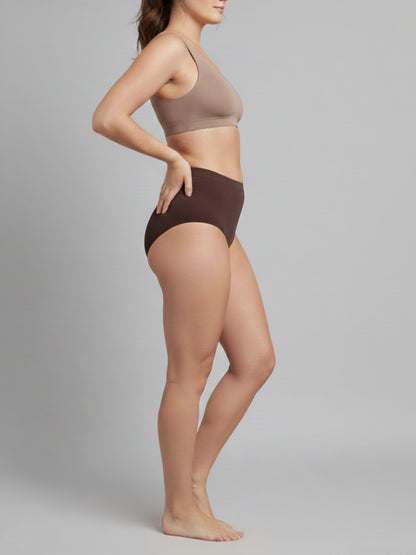 C9 Airwear Seamless Women's Mid Rise Pack of 2 Breathable Panties 4-Way Stretch & Quick-Dry