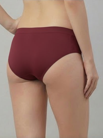 C9 Airwear Women Pack of 3 Anti-Bacterial Bikini Briefs Seamless, Soft & Fresh Comfort Fit