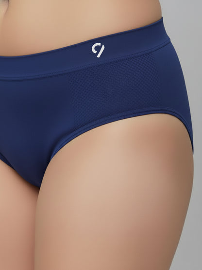 C9 Airwear Women Pack of 3 Anti-Bacterial Bikini Briefs Seamless, Soft & Fresh Comfort Fit