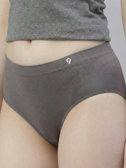 C9 Airwear Women Pack of 3 Seamless Daily-Comfort Hipster Briefs Sweat Absorbent