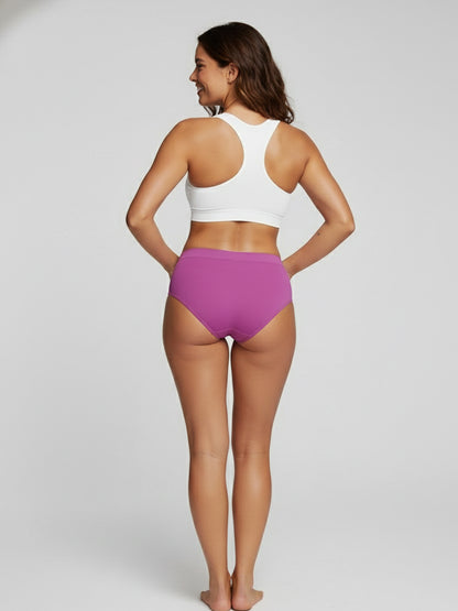 Women Seamless Mid-Rise Lightweight & Breathable Briefs (Pack Of 3)