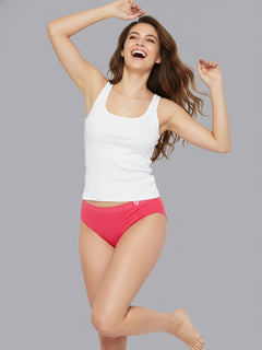 Women Seamless Mid-Rise Breathable &Comfort Fit Briefs (Pack Of 3)
