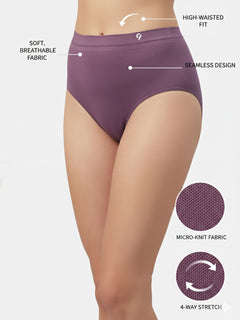 Women's Seamless Hipster Soft Stretch,Breathable Briefs