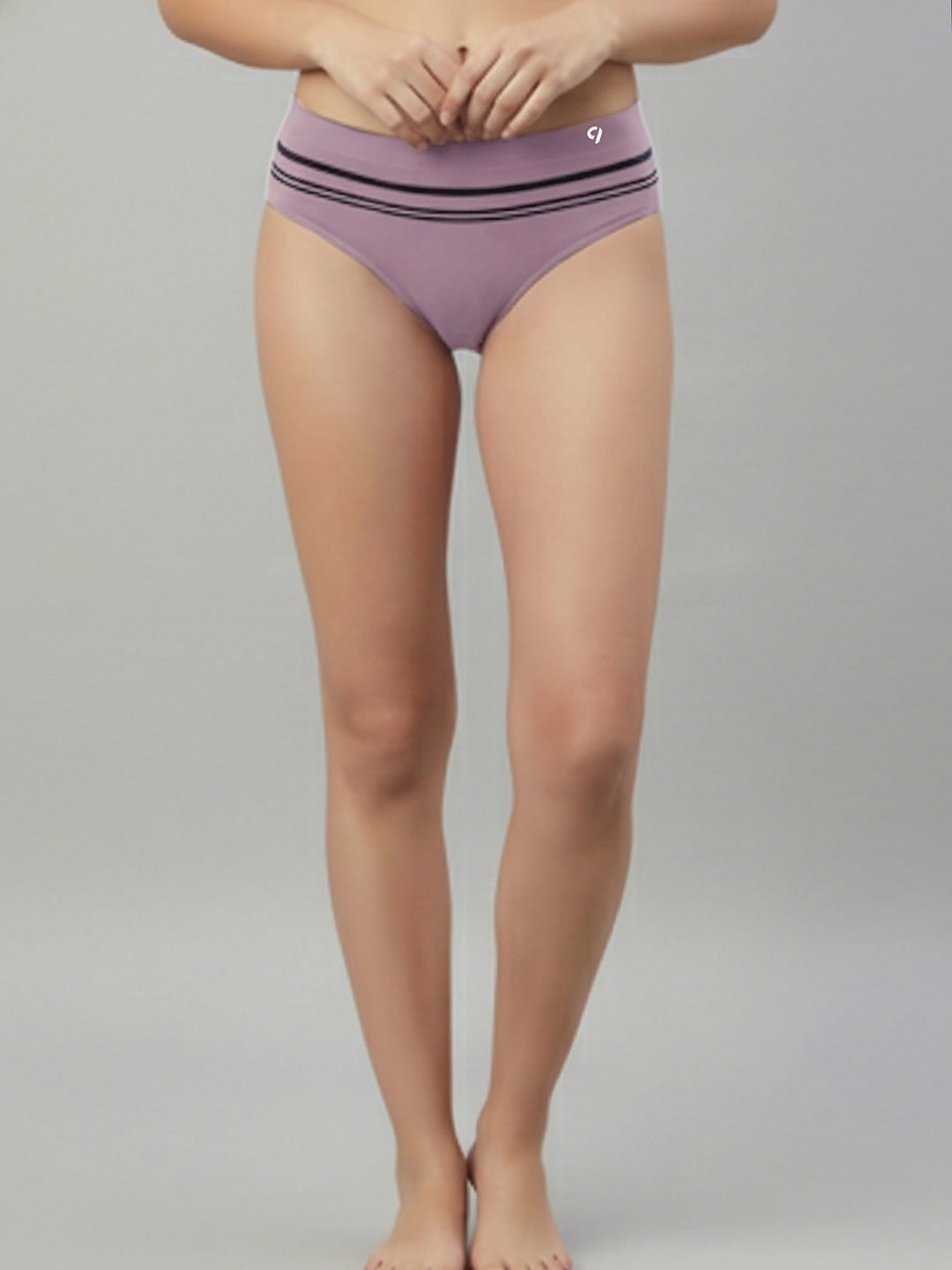 Women Striped Seamless Briefs Ultra Soft & Breathable (Pack Of 3)