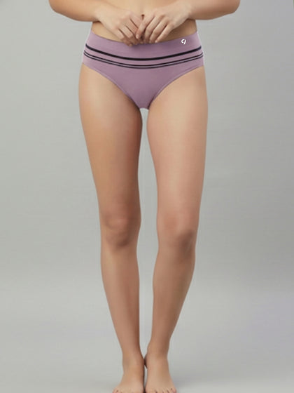 Women Striped Seamless Briefs Ultra Soft & Breathable (Pack Of 3)