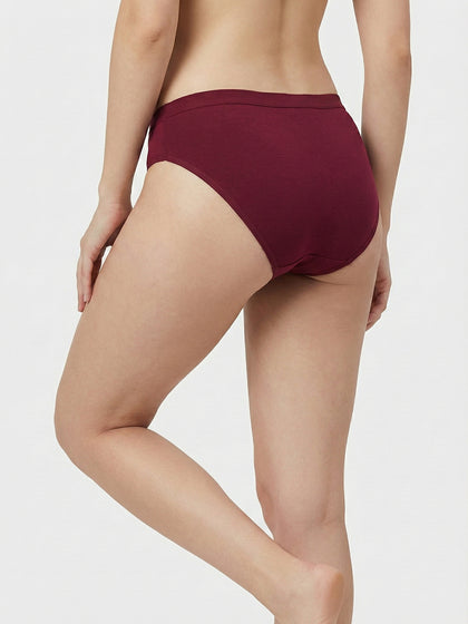 Women Seamless Mid-Rise Breathable &Comfort Fit Briefs (Pack Of 3)