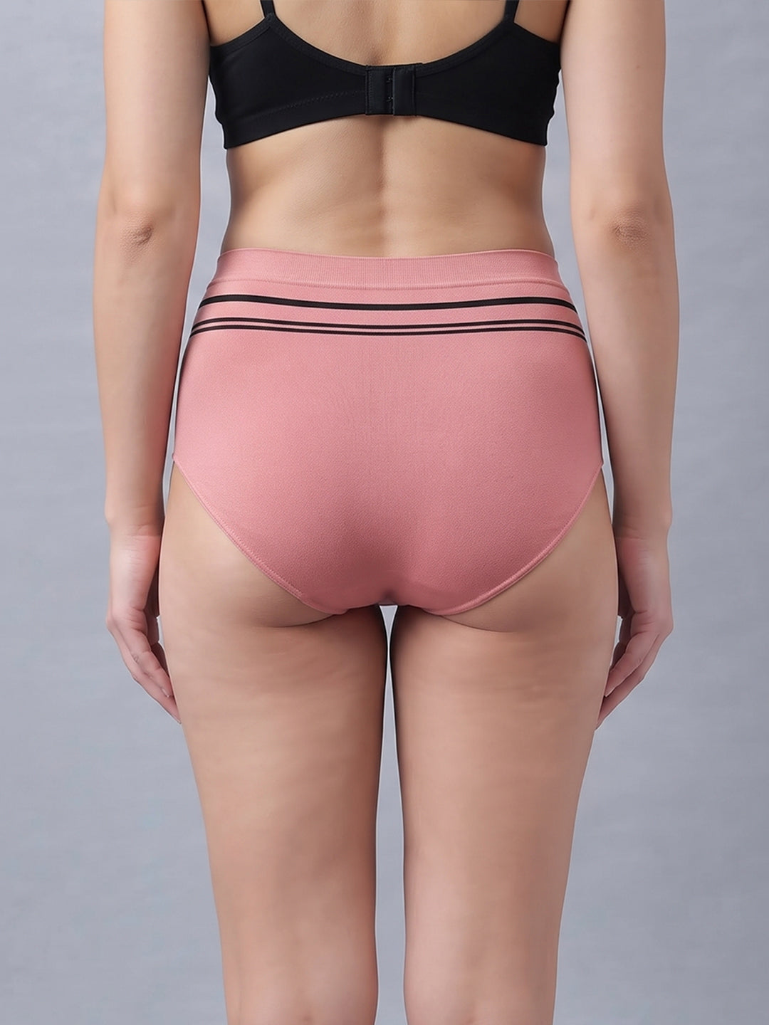 Women Pack of 3 High-Rise Soft Stretch Seamless Hipster