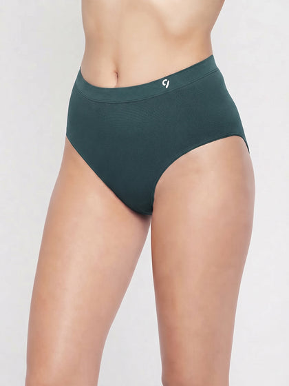 Women Seamless Assorted High-Rise Soft Stretch Hpster panty Briefs (Pack of 3)