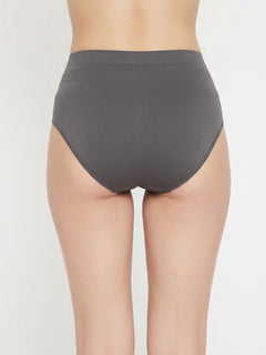 Women Pack of 3 Seamless High-Rise High-Coverage Briefs