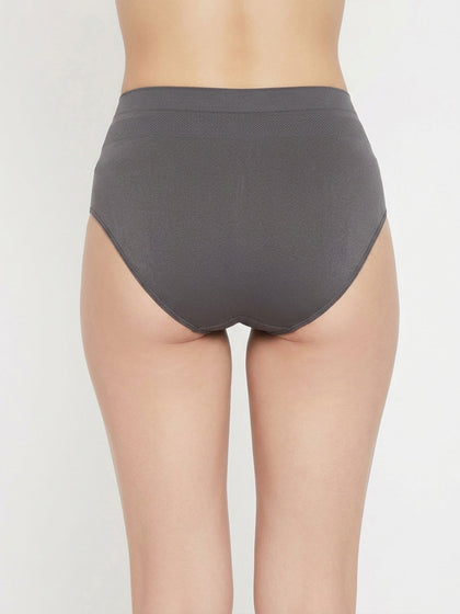 Women Pack of 3 Seamless High-Rise High-Coverage Briefs