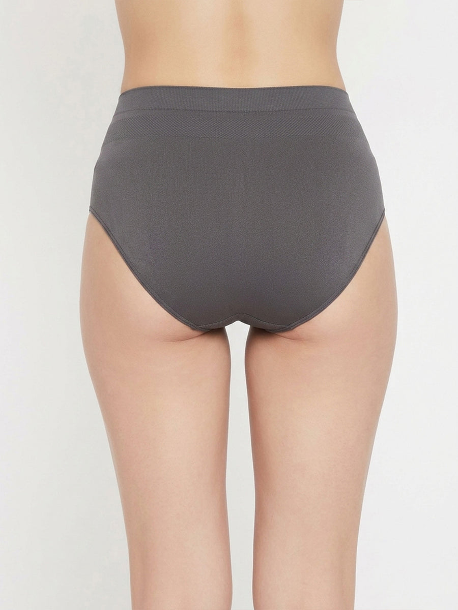 Women Pack of 3 Seamless High-Rise High-Coverage Briefs