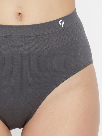 Women Pack of 3 Seamless High-Rise High-Coverage Briefs