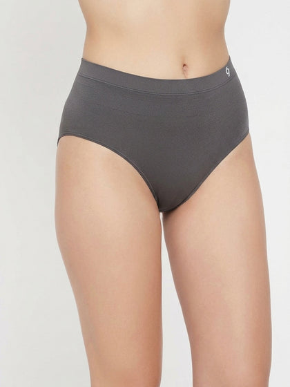 Women Pack of 3 Seamless High-Rise High-Coverage Briefs