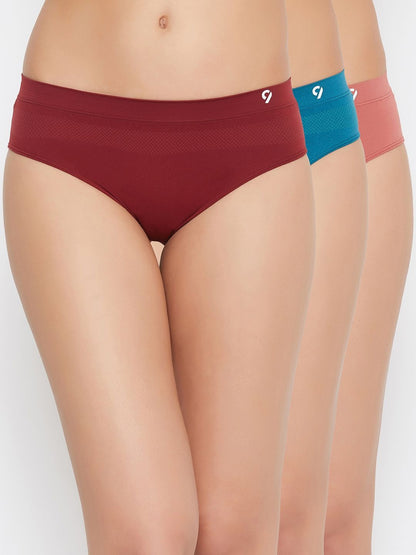 C9 Airwear Women's Assorted Regular Fit Mid Rise Panty Pack