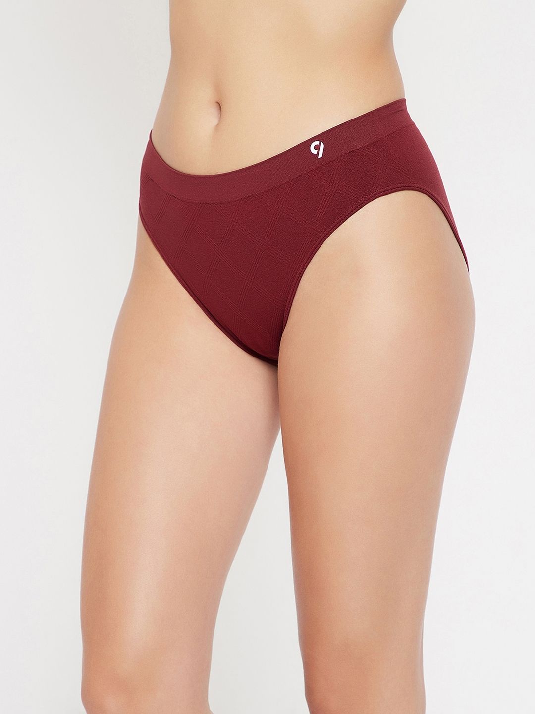 Seamless Solid  Mid Waist Women's Multicolor Panties