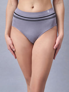Women Pack of 3 Seamless High-Rise Sweat Absorbing Hipsters Briefs
