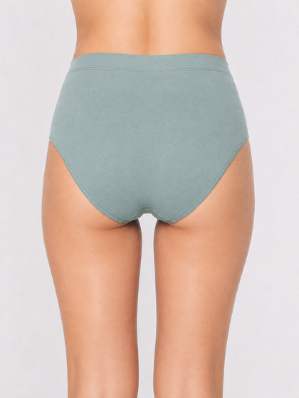 Women Pack of 3 Seamless High-Rise High-Coverage Briefs