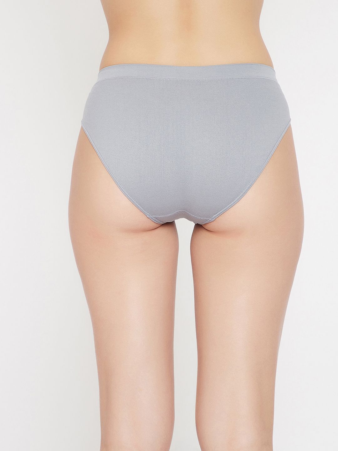 Seamless Solid  Mid Waist Women's Multicolor Panties