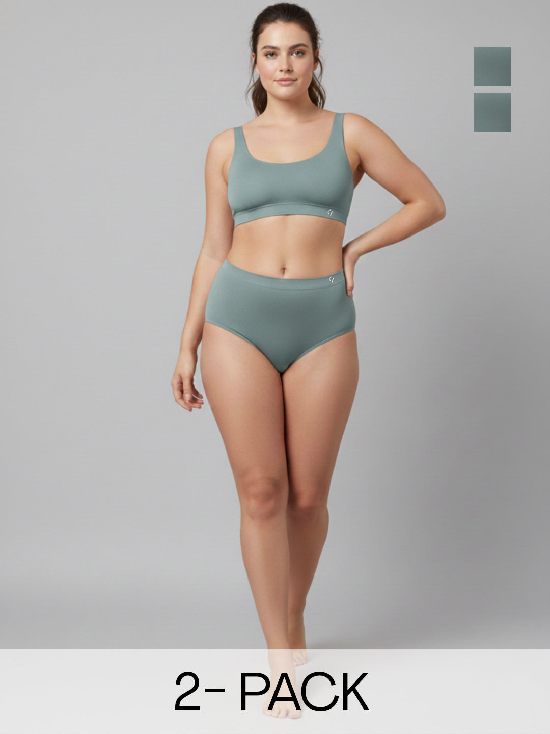 Women's Seamless Soft Waistband & Comfort Hipster Briefs (Pack Of 2)