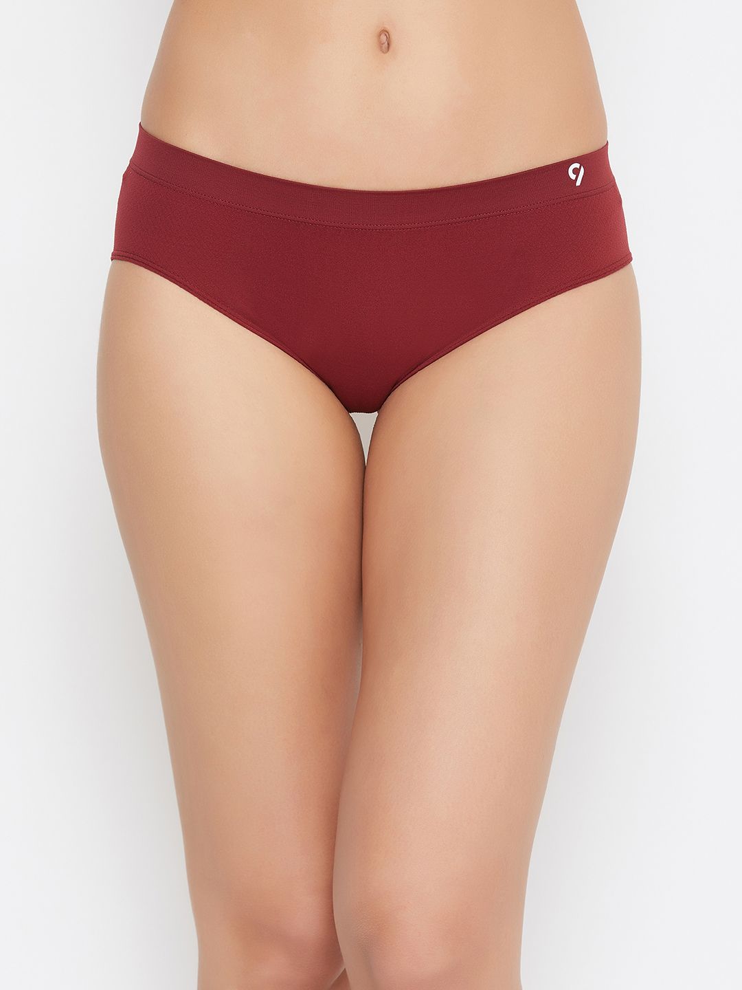 Seamless Women's Mid Waist Solid Panty