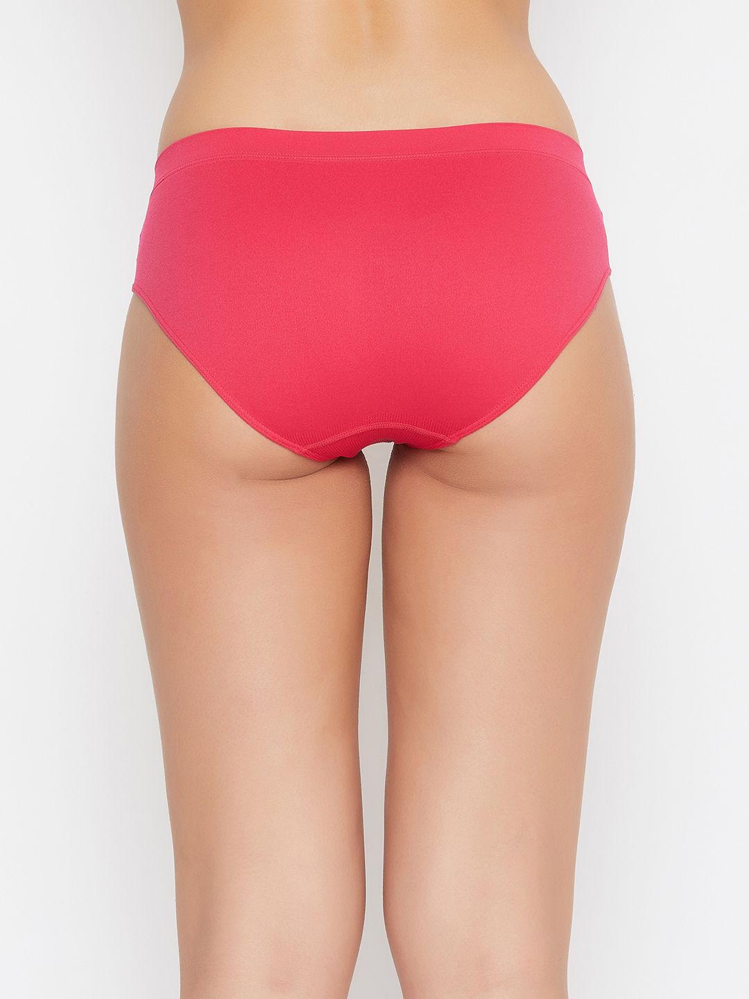 Seamless Women's Solid Mid Rise Combo Panty