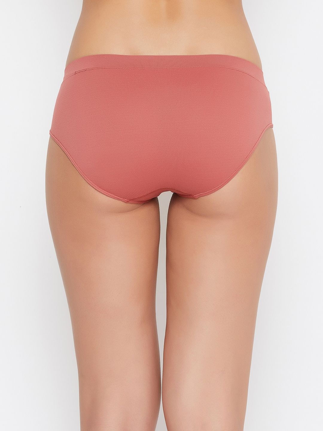 Seamless Women's Mid Waist Solid Panty